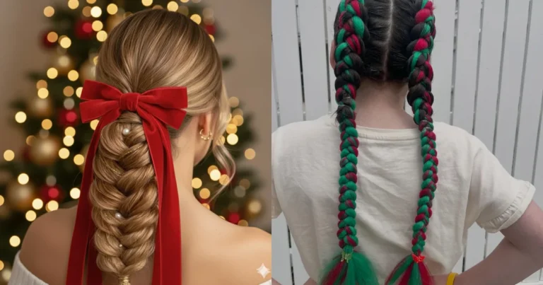 18 Beautiful Christmas Braid Hairstyles Full of Festive Charm