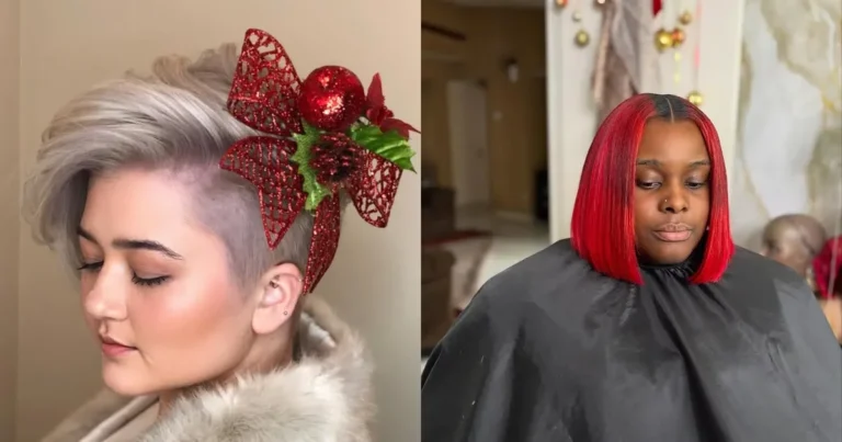 15 Chic Christmas Hairstyles for Short Hair