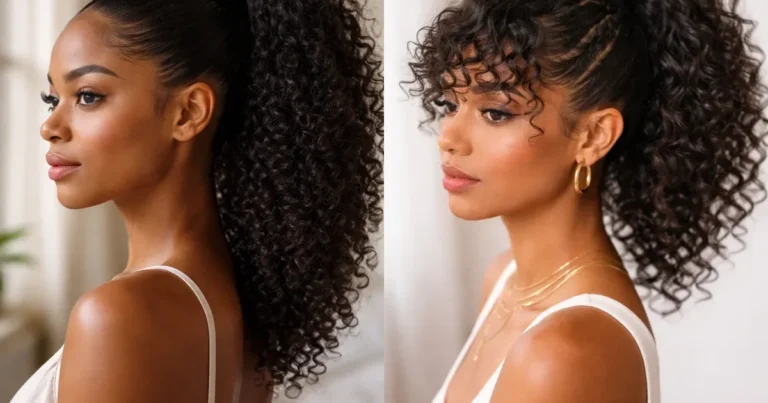 16 Radiant Curly Ponytail That Look Absolutely Stunning