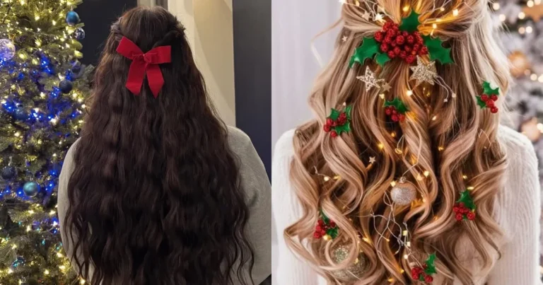 18 Festive Holiday Hairstyles Full of Seasonal Cheer