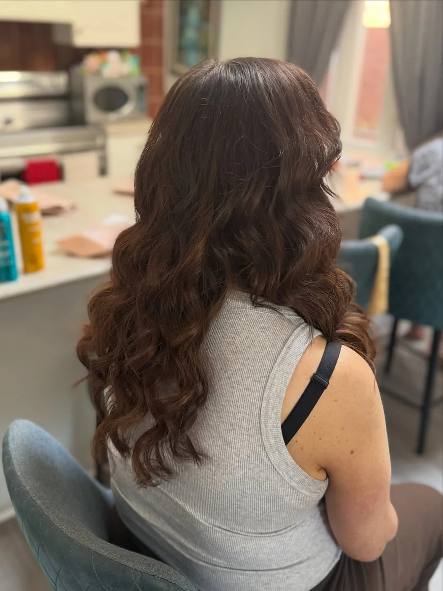 Side Swept Curls