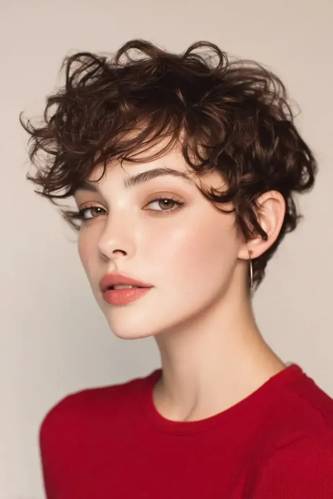 Tousled Curly Crop