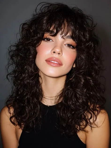Voluminous Curly Layers