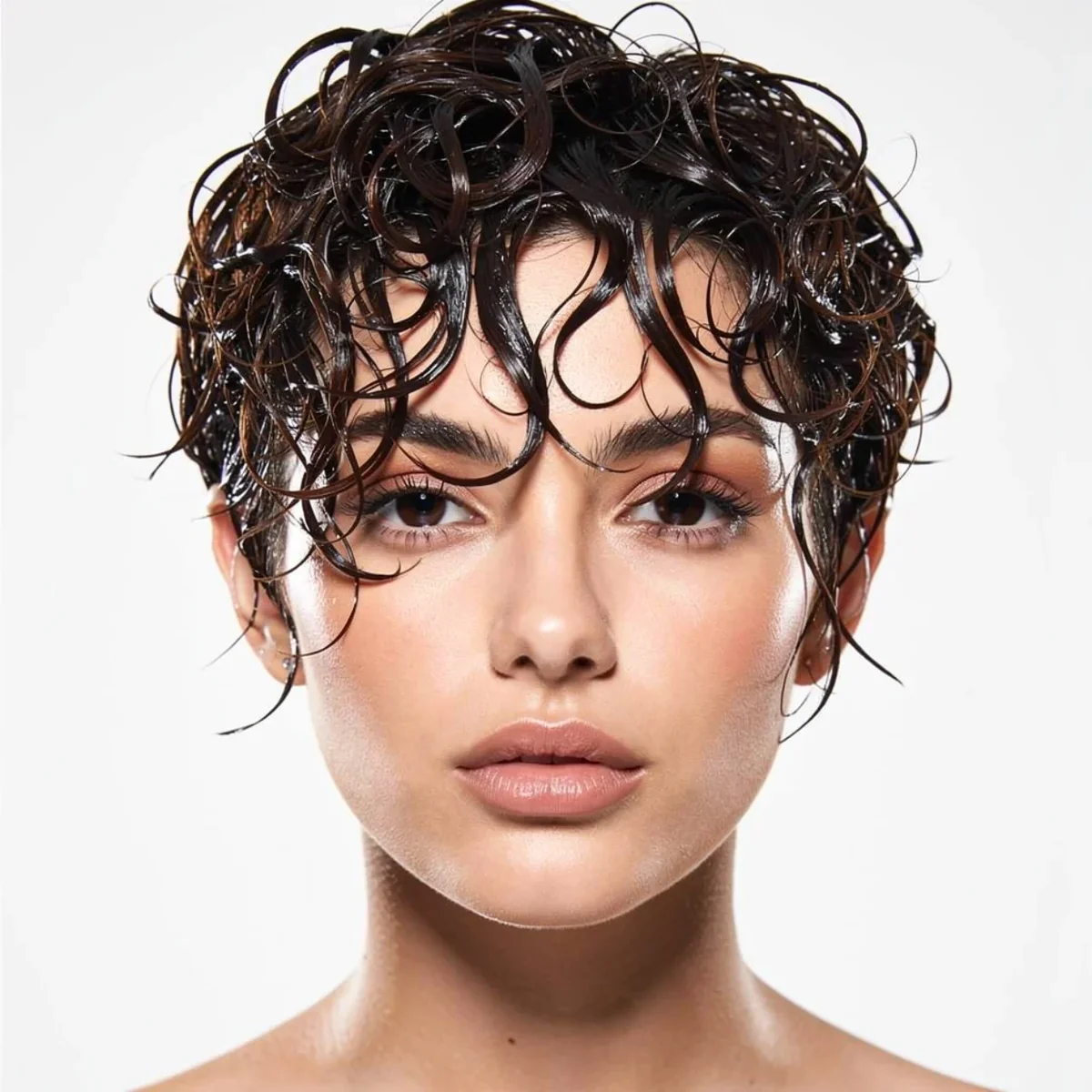 Wet-Look Curls