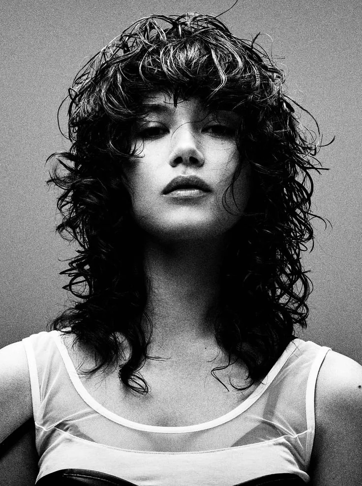 Curly Shag Cut